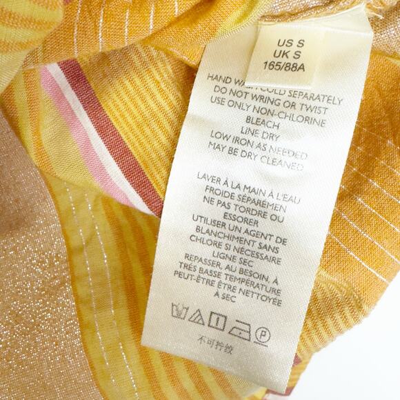 Anthropologie Pilcro The Serena Surf Button Down Shirt S - Picture 8 of 10